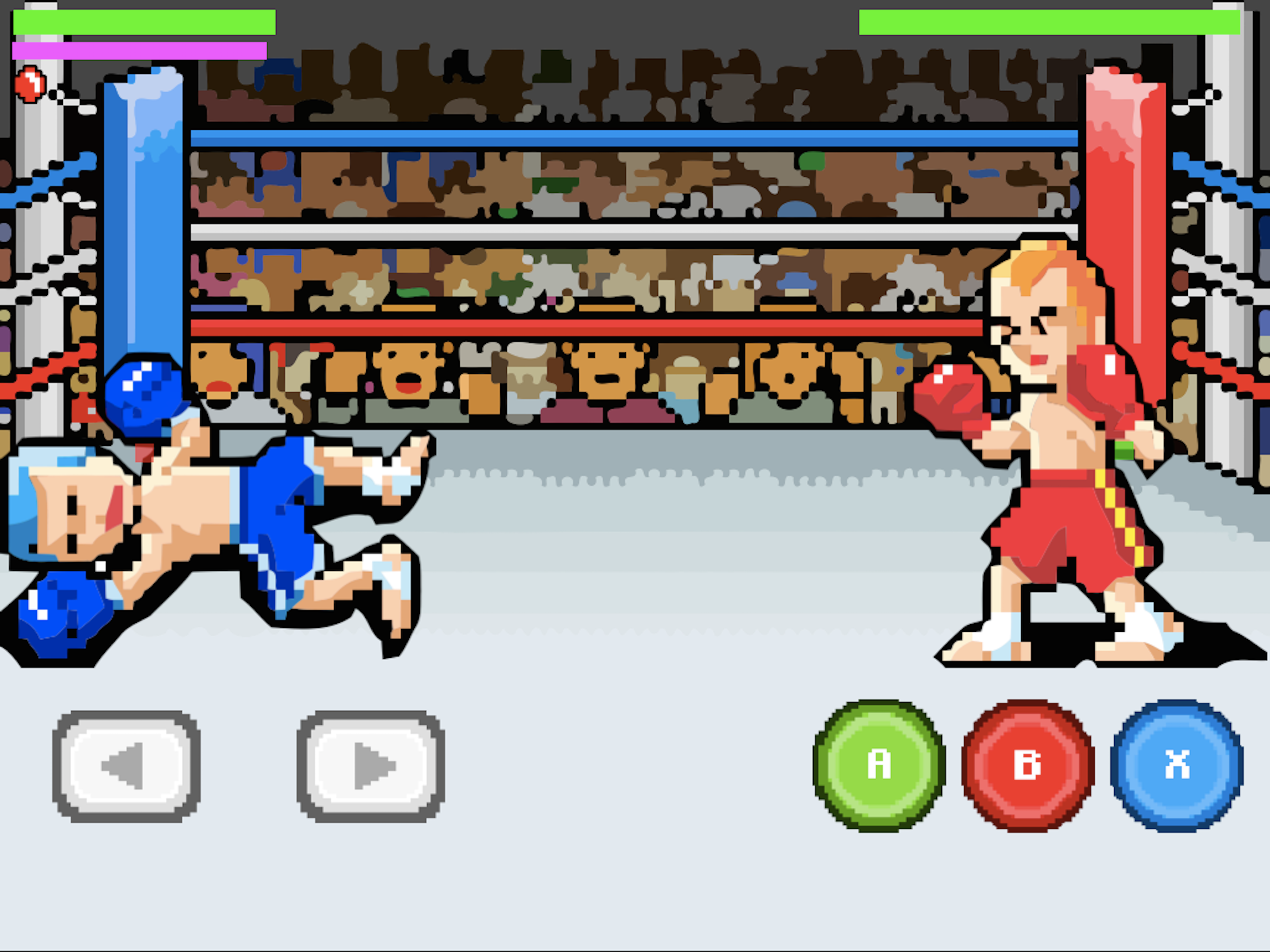 Fighting kickboxing!