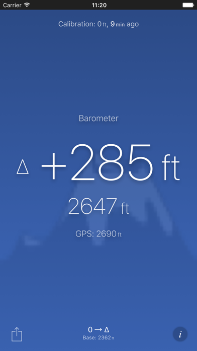 Altimeter (Barometer) Screenshot