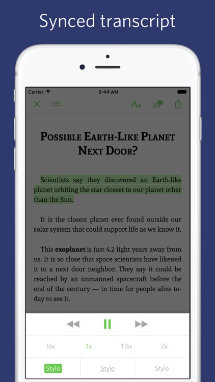 VOA listening - synced transcript