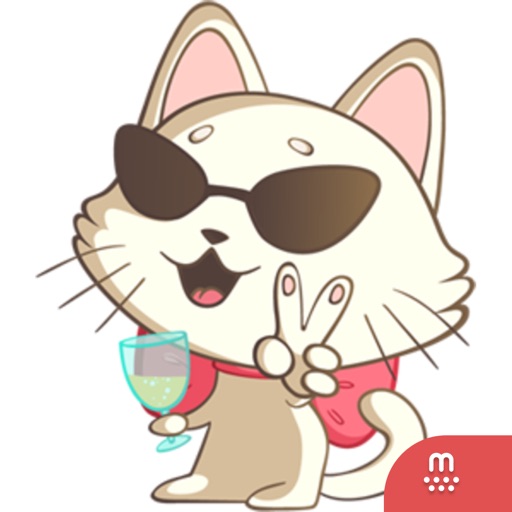 Nika The Cool White Cat. Vol.1 stickers