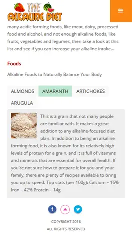 Game screenshot Alkaline Diet Plan: Alkaline Diet Foods & Benefits hack