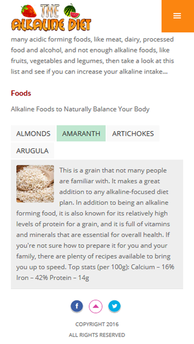 Screenshot #3 pour Alkaline Diet Plan: Alkaline Diet Foods & Benefits