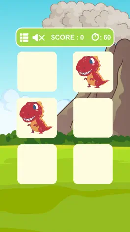 Game screenshot Dinosaur Memory Matching Games for Kids mod apk