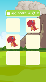 Dinosaur Memory Matching Games for Kids screenshot