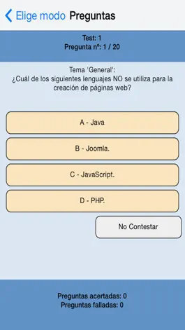Game screenshot Informática Test apk