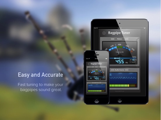 Bagpipe Tuner iPad app afbeelding 1