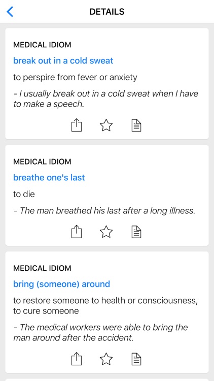 Business & Medical idioms