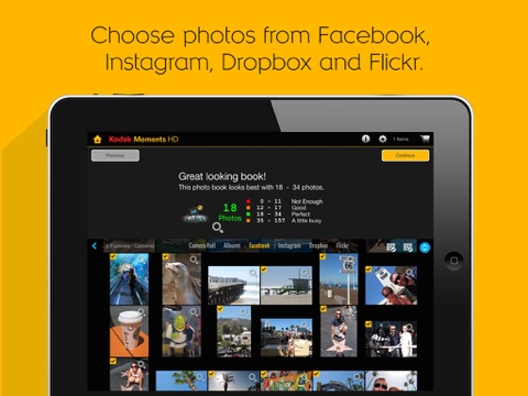 KODAK MOMENTS HD Tablet App. screenshot 2
