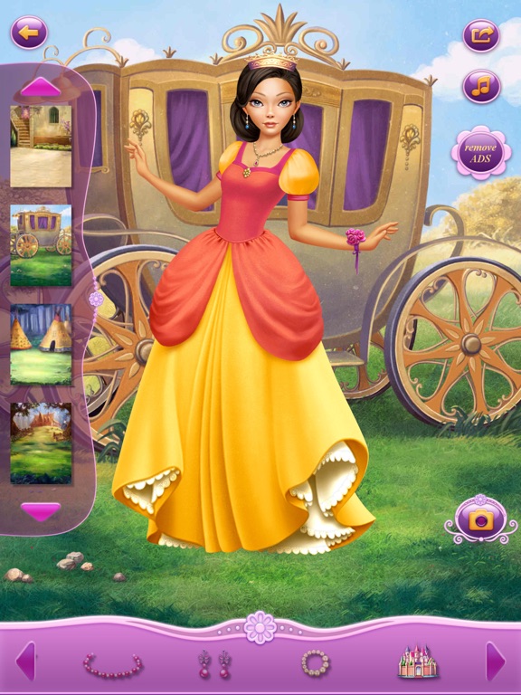 Dress Up Princess Sleeping Beauty iPad screenshot 2 - Entertainment app