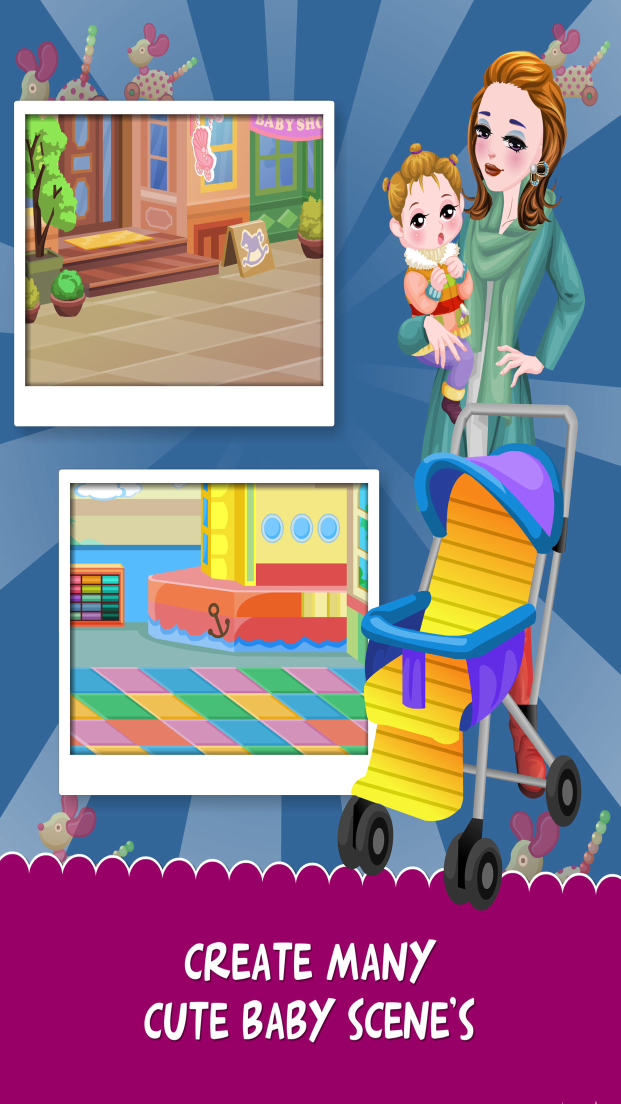 Mother and Baby – Dress up this newborn baby screenshot 4
