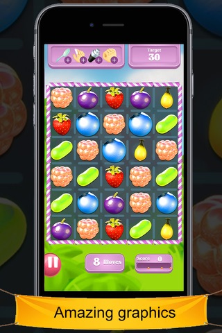 Berry swiping Match3 Game screenshot 3