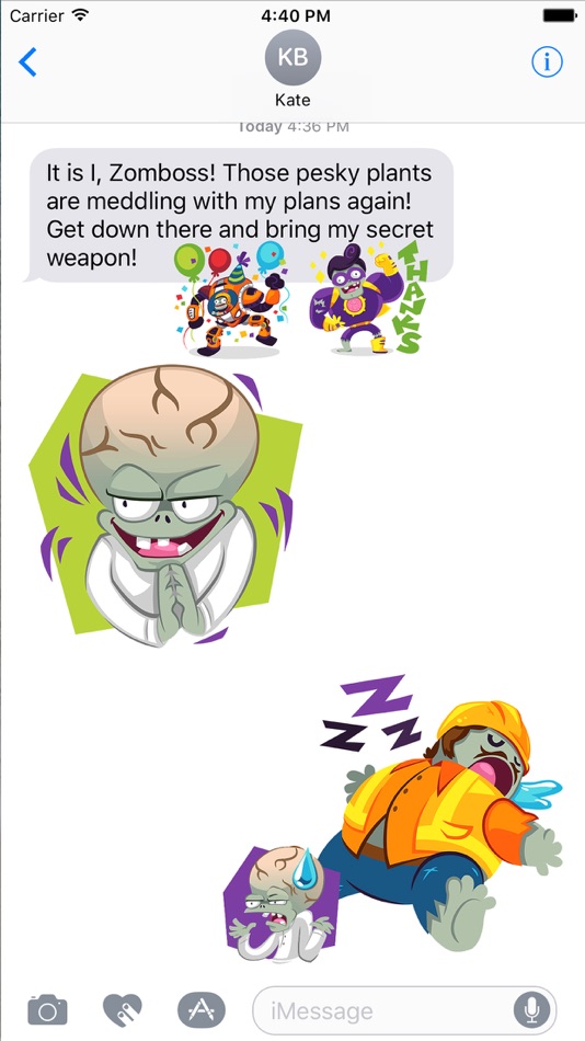 Plants vs Zombies™ Stickers - 1.0 - (iOS)