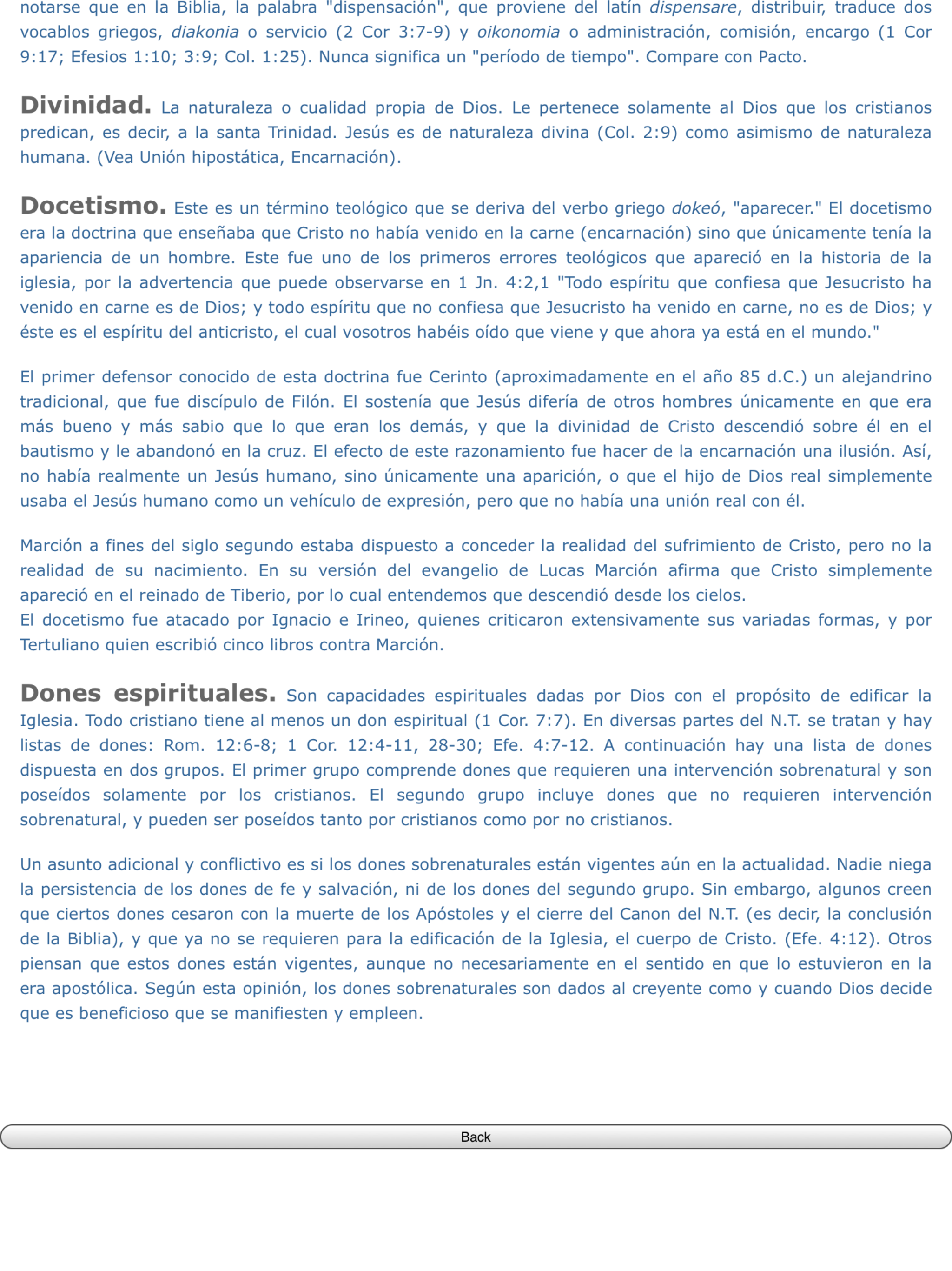 Diccionario Teológico screenshot 8