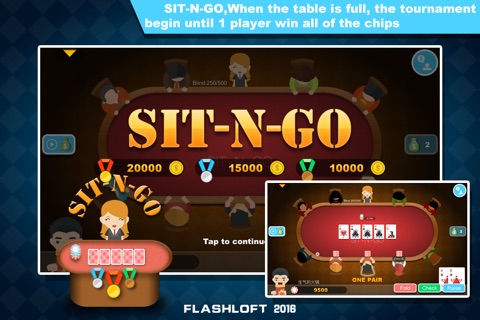 Flashloft's Texas Hold'em Poker screenshot 3