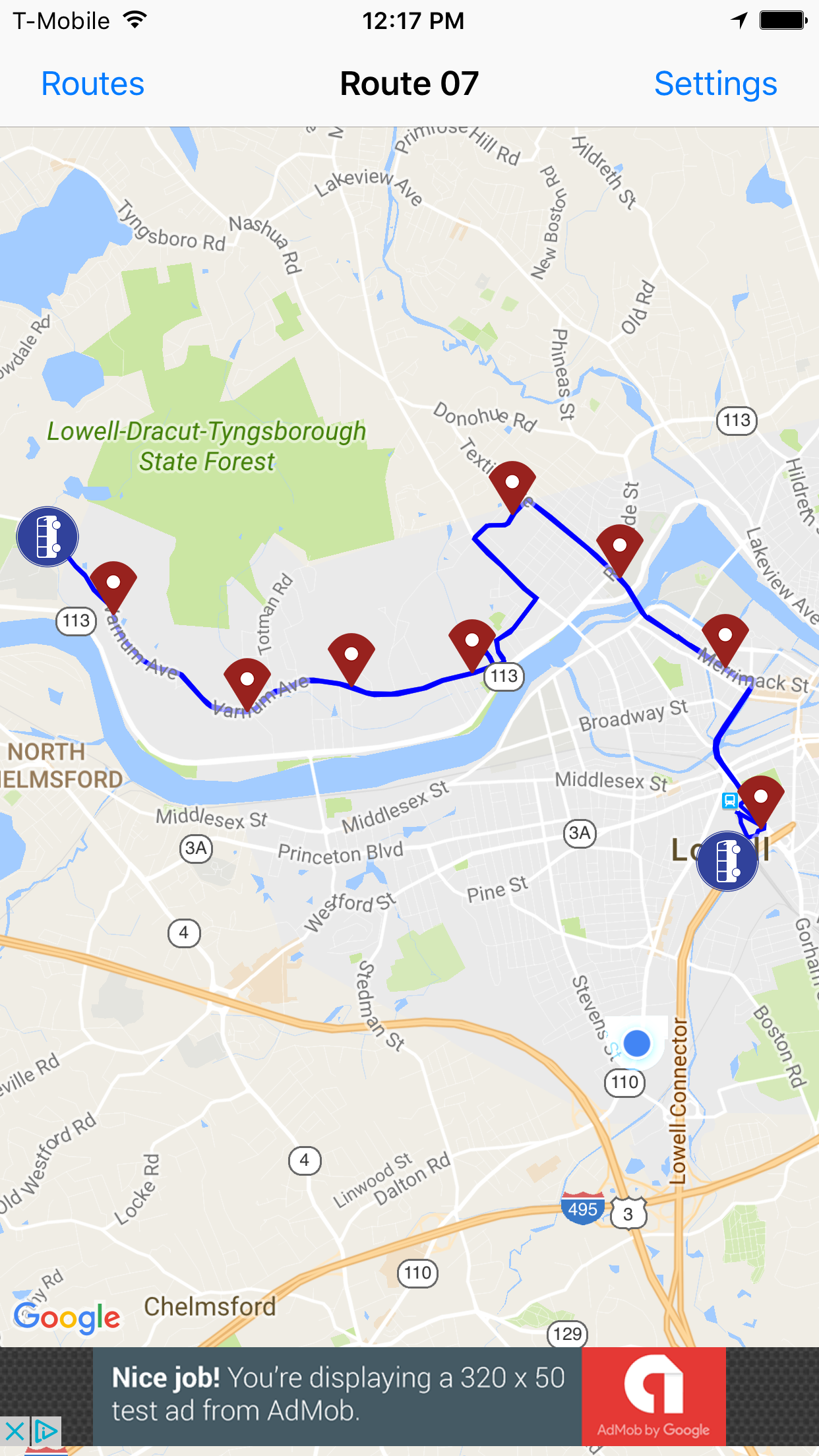 LRTA Bus Tracker