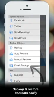 tuneup contacts iphone capturas de pantalla 3