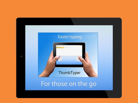 Скриншот из ThumbTyper - the easy keyboard to work on the go