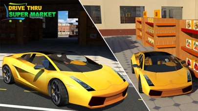 Drive Thru Supermarket 3D Grocery Shopping Sim iPhone screenshot