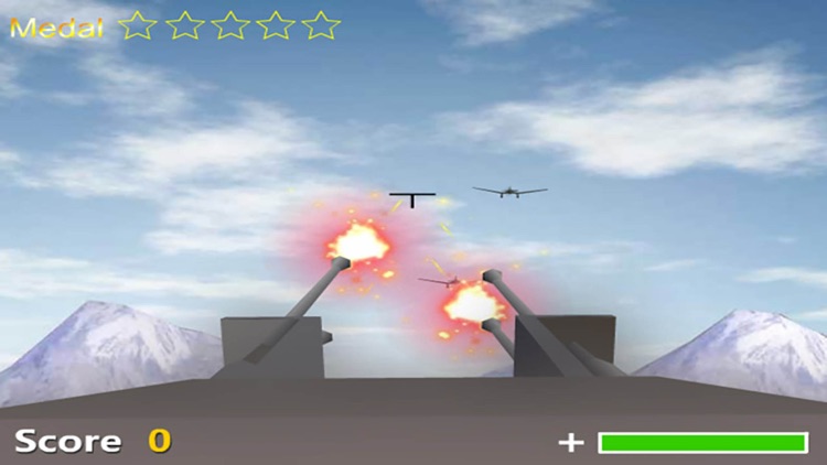 Anti Aircraft Gun Defense:Airstrike Shooting