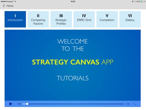 Blue Ocean Strategy - Strategy Canvas screenshot 2