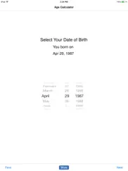 age calculator original ipad resimleri 2
