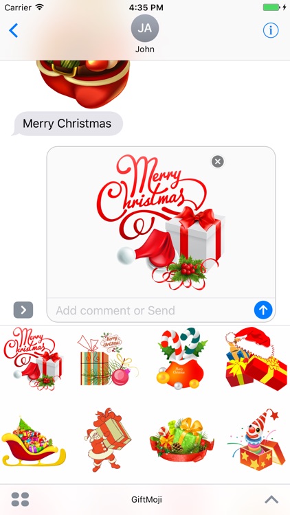 Christmas Gifts - Stickers for iMessage