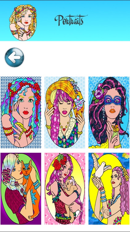 Fashion Coloring Book for Adults with Girls Games screenshot-3