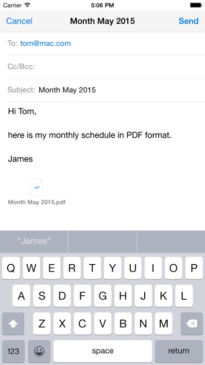 CalPrint for iPhone Calendar Printing
