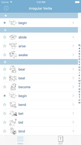 Game screenshot iRregular Verbs Master mod apk