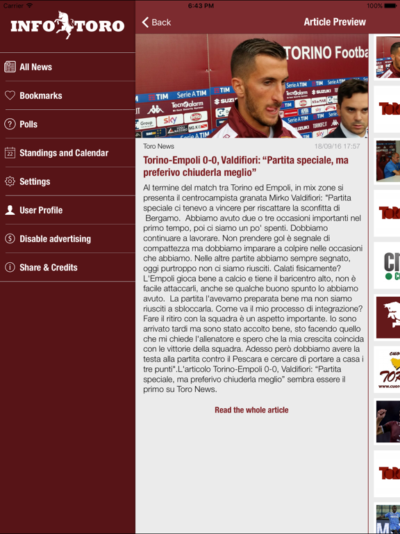 Screenshot #6 pour Info Toro