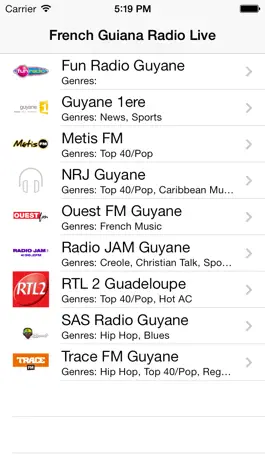 Game screenshot French Guiana Radio Live Player (Cayenne/français) mod apk