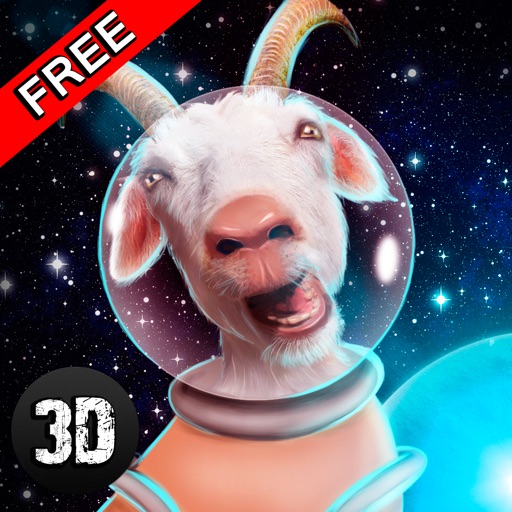 Crazy Space Goat Simulator 3D icon