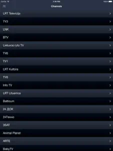Lietuva Televizija (iPad versija) screenshot #1 for iPad
