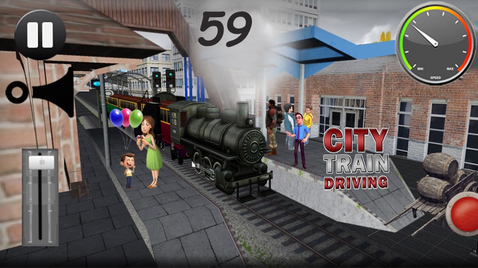 #1. Bullet Train Subway Journey-Rail Driver at Station (iOS) Podle: Muddy Apps