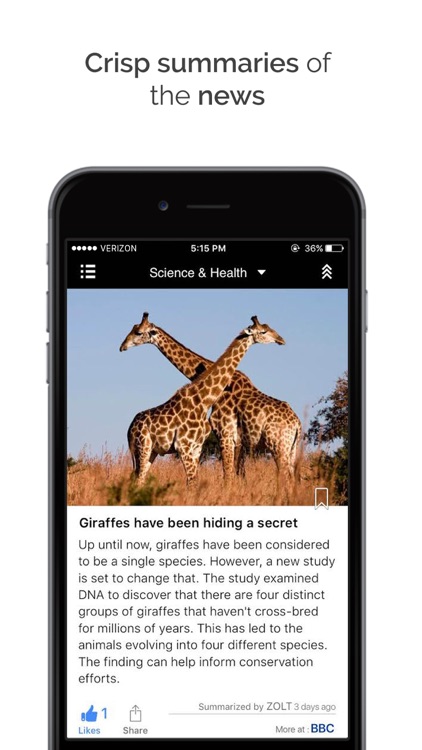 ZOLT: News Summaries screenshot-0