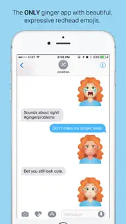 gingermoji - redhead emoji stickers for imessage problems & solutions and troubleshooting guide - 2