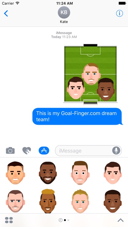 Goal Finger stickers