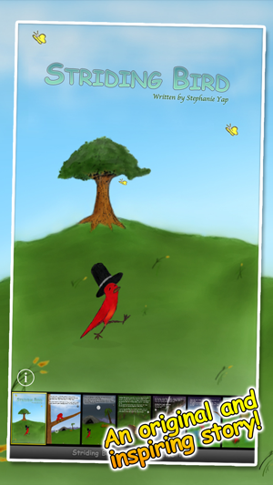 ‎Striding Bird - An inspirational tale for kids Screenshot