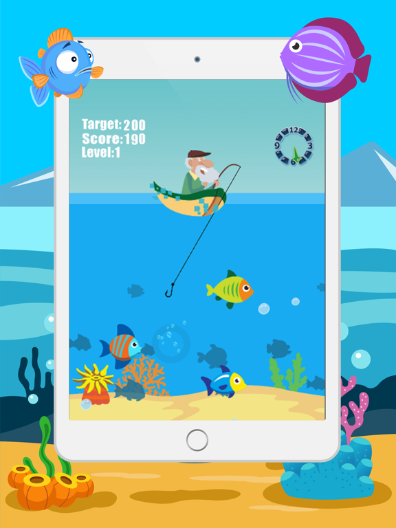 Screenshot #5 pour Old Man Chasse La course de poisson contre le temp