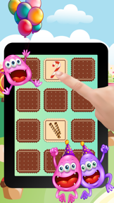 Candies Memory Game screenshot