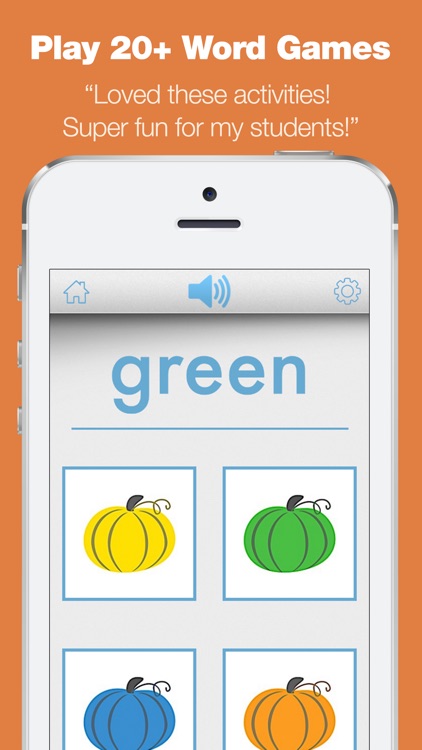 Kindergarten Learning Games - Fall Review App