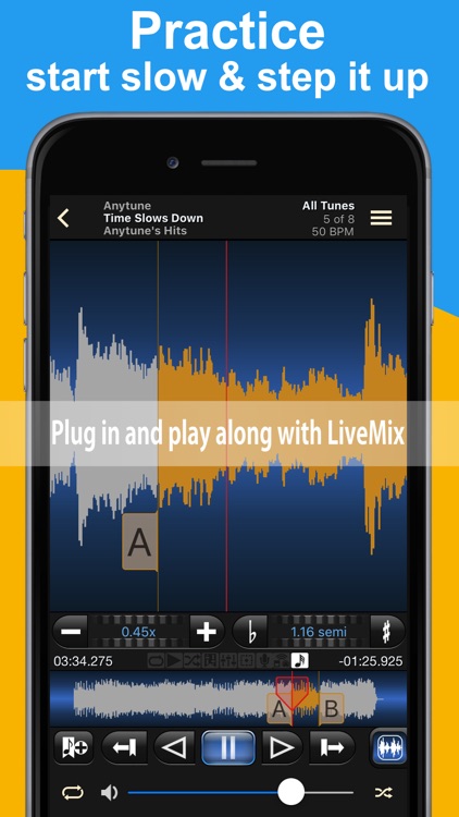 Anytune - Slow down music without changing pitch