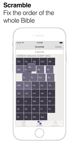 Game screenshot Scripture Scramble | Learn the Bible Books apk