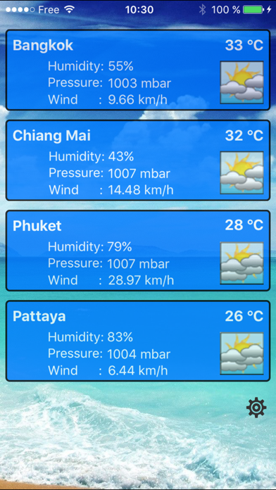 Thailand Weather FREEのおすすめ画像1