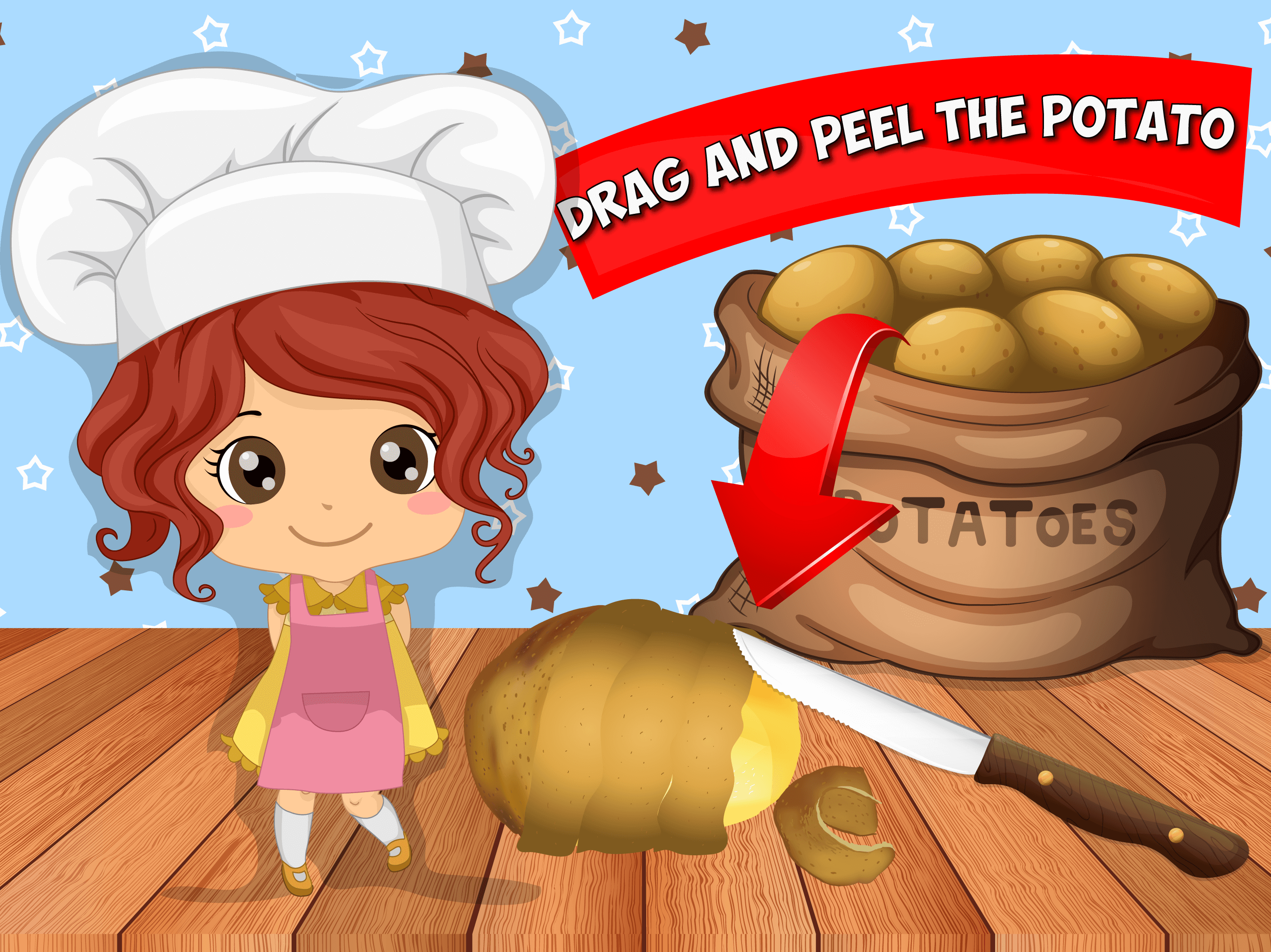 French Fries Shop-Make cook & eat with you best friends-Super Fun Learning in school