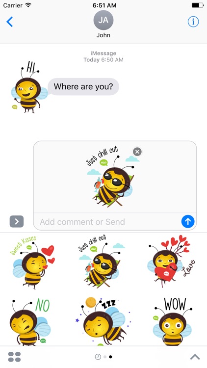 Honey Bee Stickers