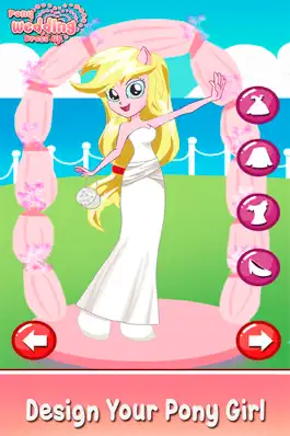 Game screenshot Bride Pony wedding girl princess dress up makeover mod apk