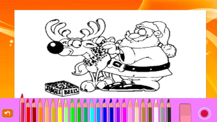 Santa claus markers and Christmas coloring games screenshot-3
