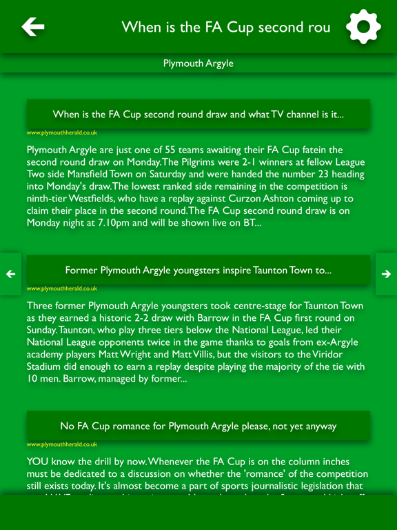 Screenshot #6 pour All The News - Plymouth Argyle Edition