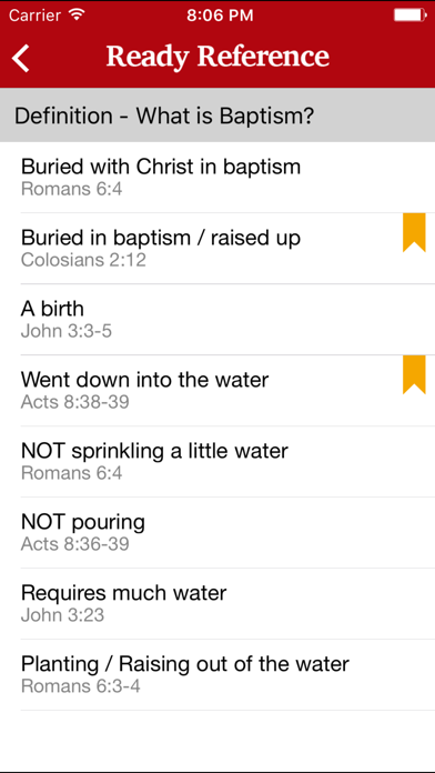 Ready Reference iPhone screenshot 5 - Reference app